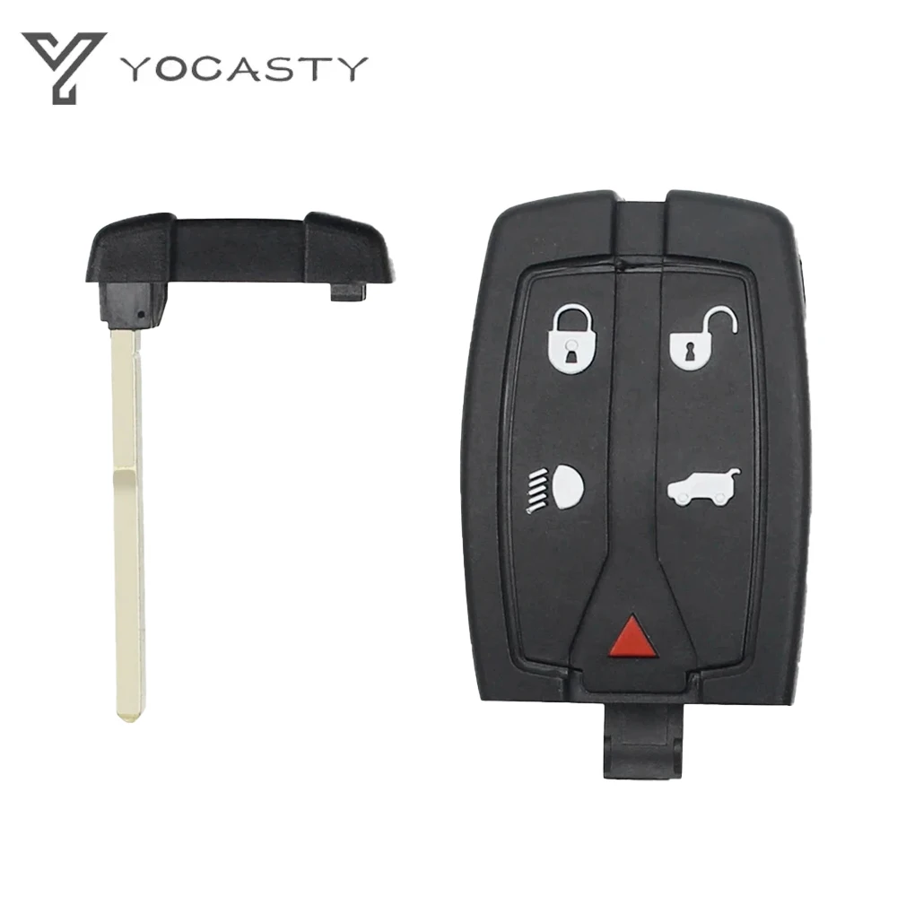 YOCASTY 5 Buttons Smart Remote Car Key Fob 433/315 MHz ID46 Chip For Land Rover Freelander 2 LR2 Sport Rechargable Battery