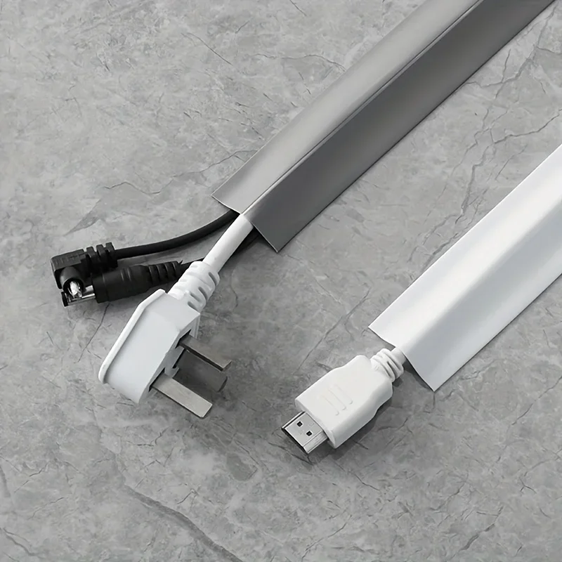1/2pc Walk-through Slot, For Storage Network Wire Electrical Wire Socket, Wall Walk-through Wire And More