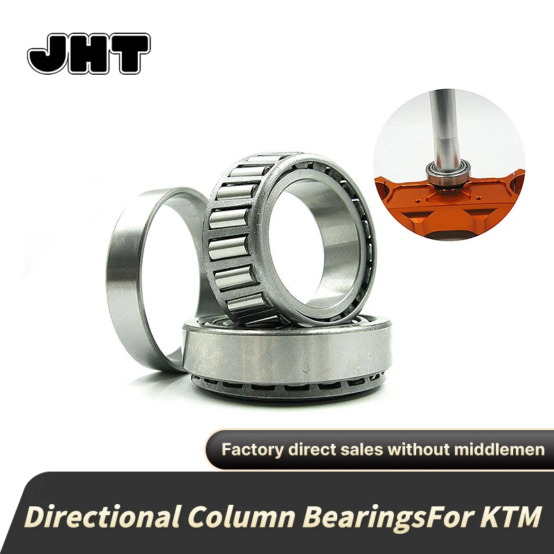 JHT Motorcycle 22-1026 Steering Stem Bearing Wheel Directional Column BearingsFor KTM SX SXF XC XCW EXC EXCF 125-500 Motocross