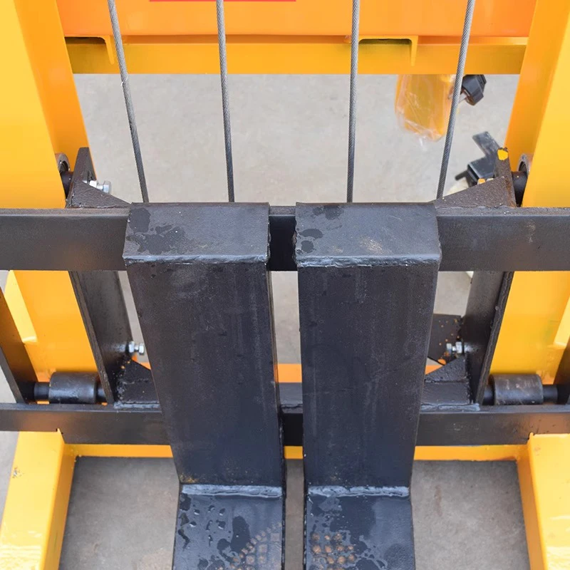 Electric forklift 1T/2T loading and unloading stacker Lifting push 1.6M stacker 220V micro electric hoist