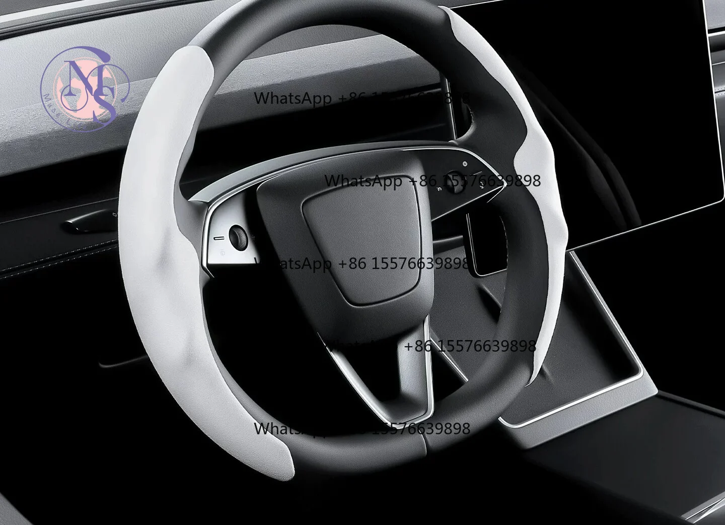 Steering Wheel Cover, Vehicle Interior Decor Protective Sleeve, Car Modification Accessories