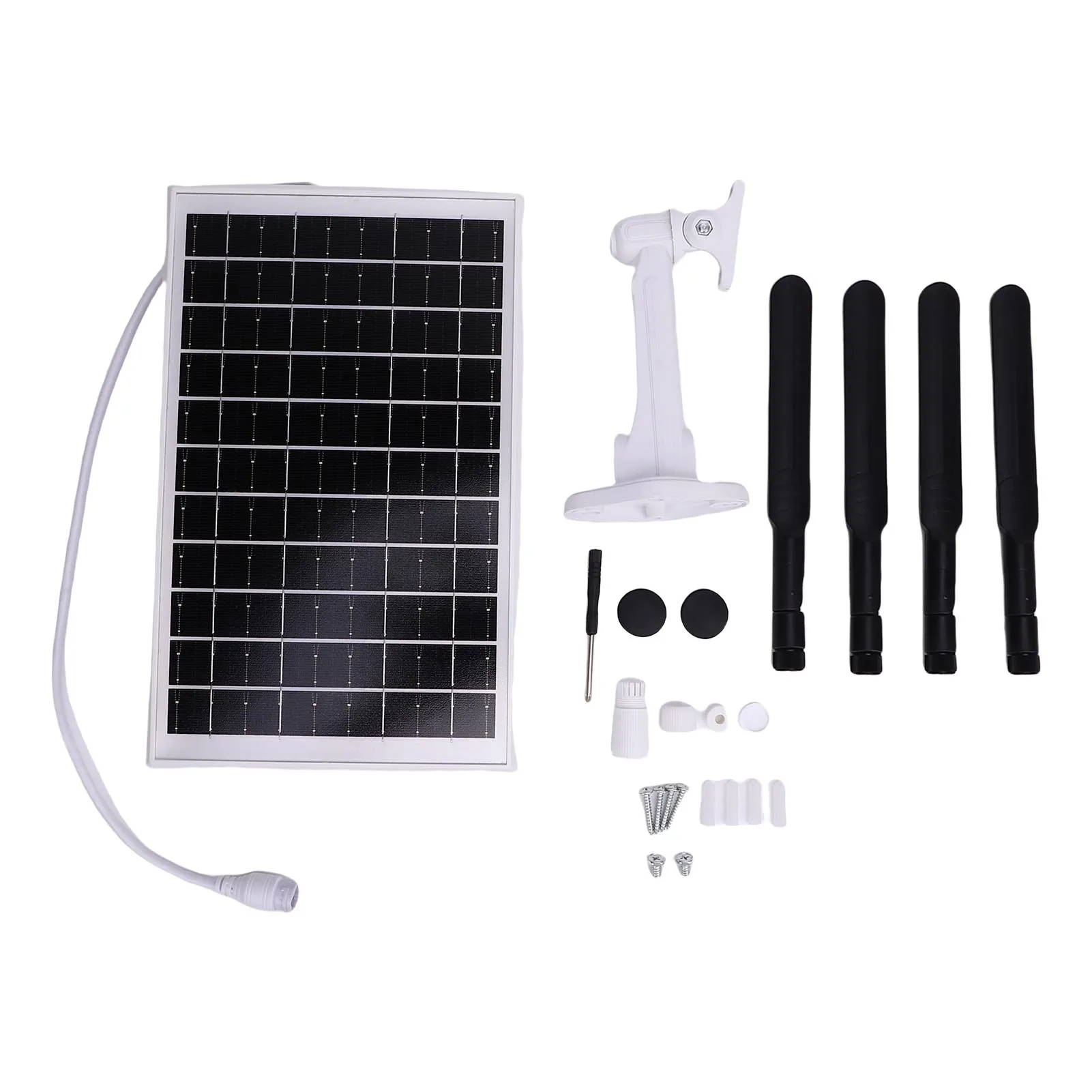 12W Solar Powered 4G LTE Modem Router 300Mbps Solar WiFi 6 Extender SIM Card Slot 18000mAh Battery Long Range IP66 Waterproof