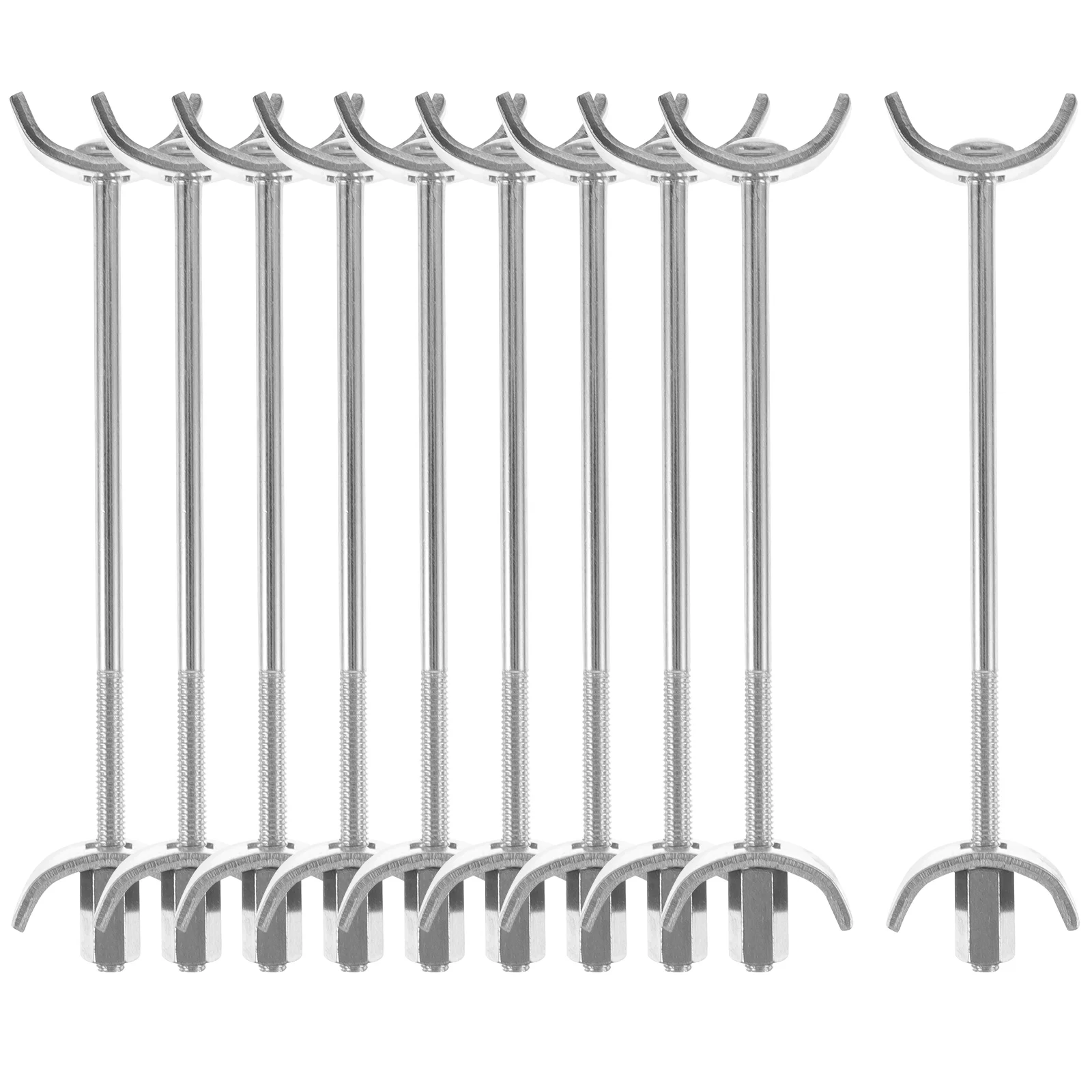 Countertop Connection Connector Clamp Thread Bolt Joint for Furniture Adjustale Benchtop Butcher Blocks Drawbolt