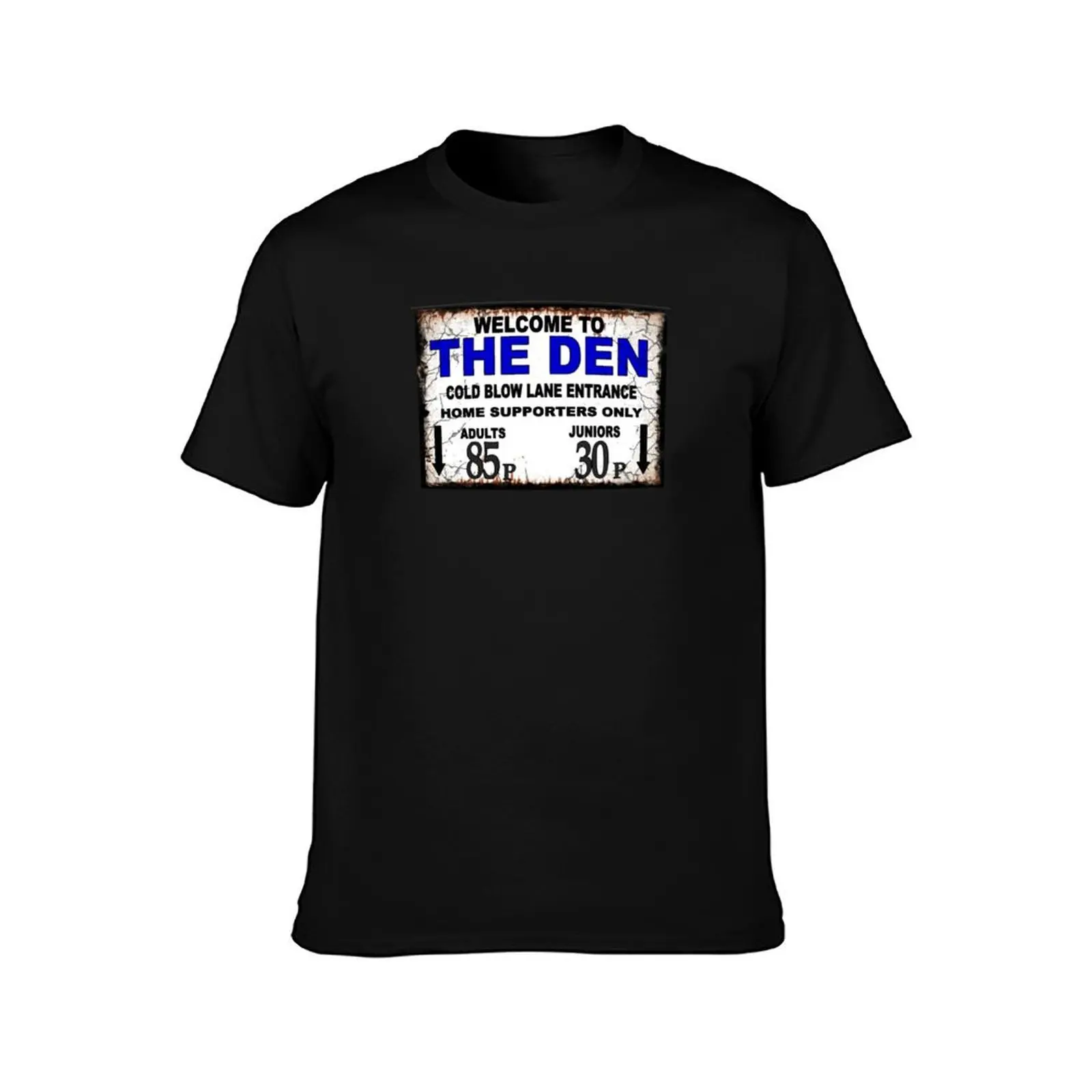 The Old Den entrance plate T-Shirt man t shirt Blouse cheap stuff mens designer clothes