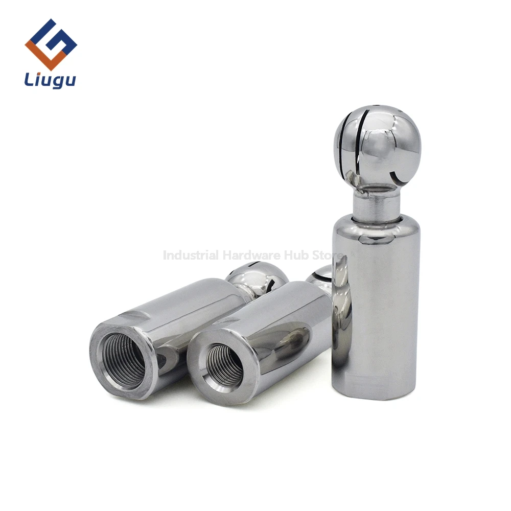 Sanitary Rotating CIP Tank Cleaning Ball, SS304/316 Stainless Steel BSP 1/4