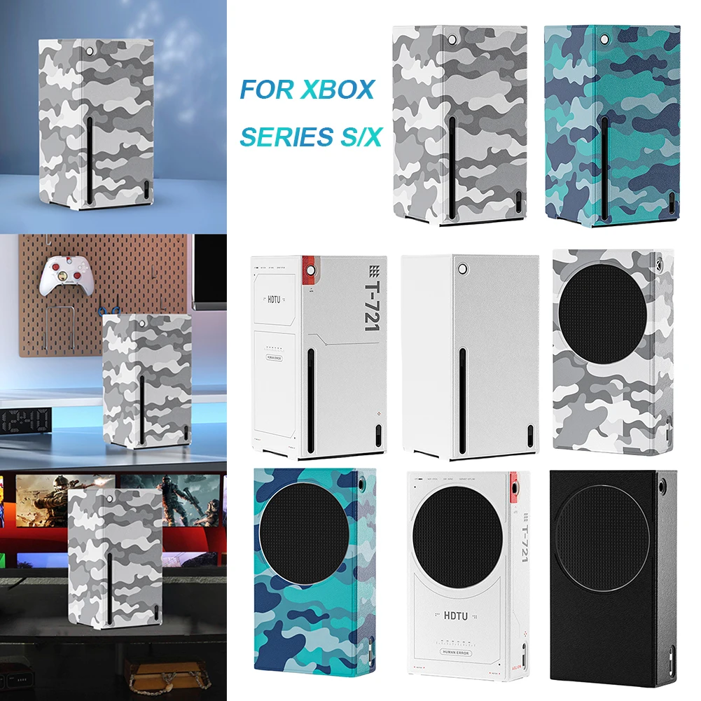 PU Magnetic Protective Cover For Xbox Series S X Game Console Full Body Skin Magnetic Closure Dustproof Case Shell For XBOX X/S