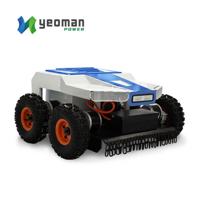 

Yeoman YM400 Industrial & DIY Grade Powerful Robotic Lawn Mower Pure Electric No Emission Low Noise Remote Control Cordless