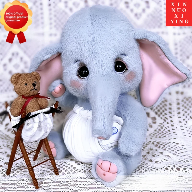 

Genuine Bobonuts Rubii Elephant Plush Toys Comforting Stuffed Doll Gifts For Children And Best Friends Female Version Soft Toys