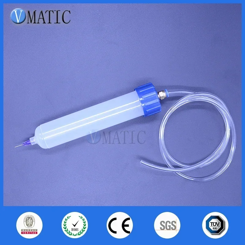 ‌Helix Luer Lock Pneumatic Syringe 100mL | Dispensing Barrel w/Adapter | Industrial Automation Free Shipping‌