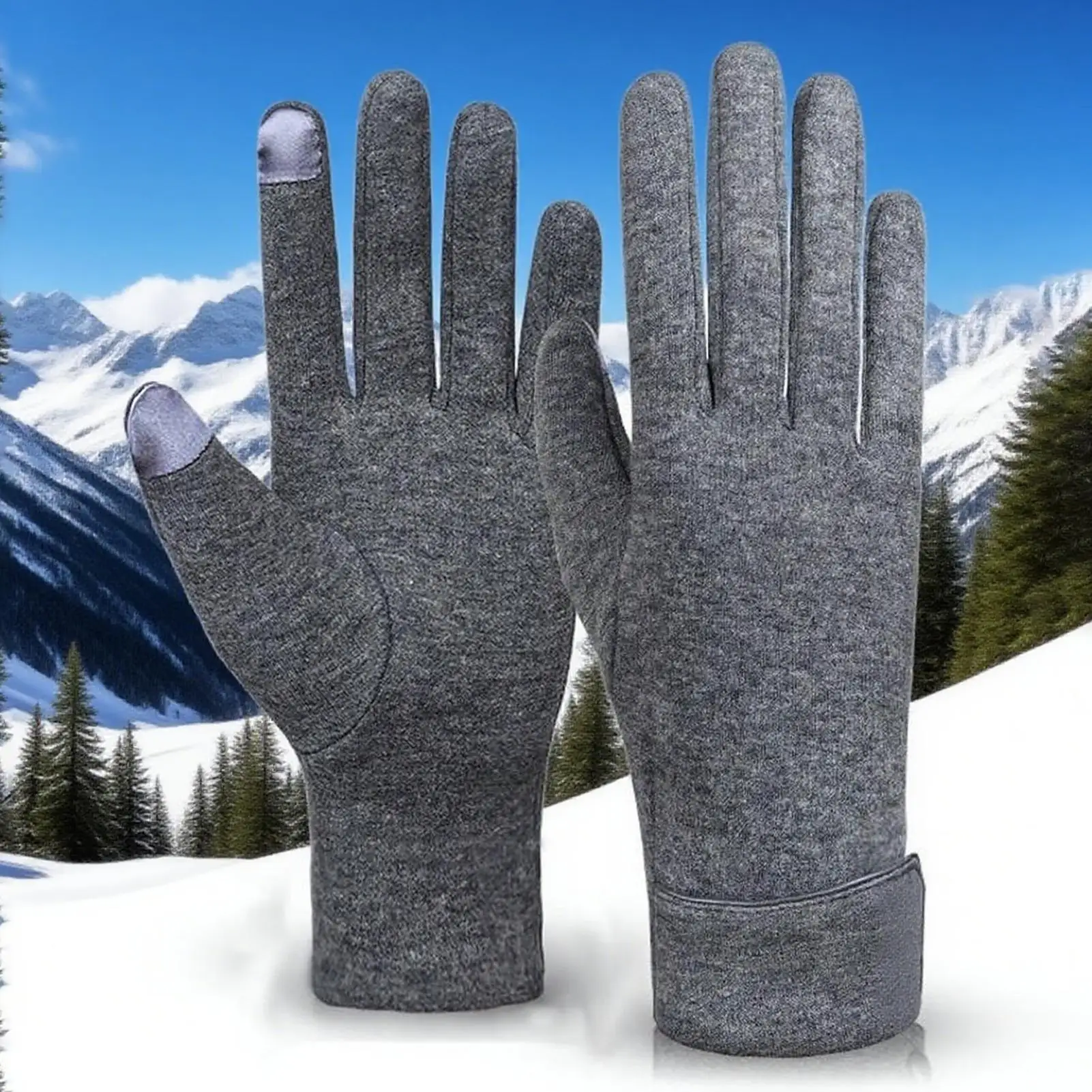 Heating Gloves 3-level USB Heated Gloves Cold Weather Supplies For Gardening Construction Fishing Camping Snowboarding Commuting