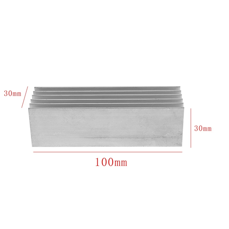 Heatsink 100X30x30mm Power Amplifier Aluminum Heat Sink Radiator Module For Cooling System