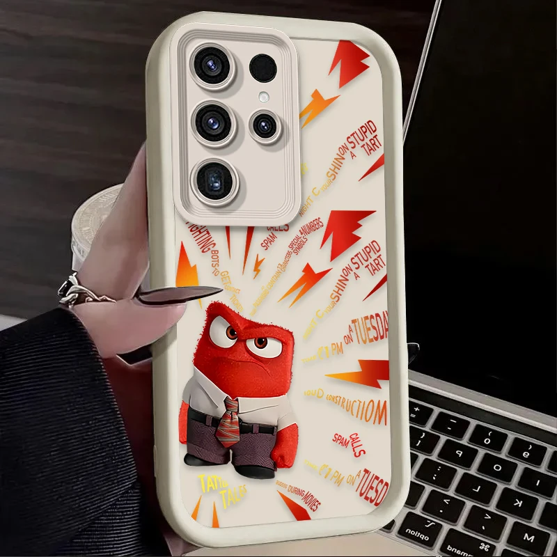 Disney Inside Out 2 Disgust Sadness Case for Samsung Galaxy S24 S23 S22 S21 Ultra Plus FE A54 A34 A14 A73 A53 A33 5G Protective