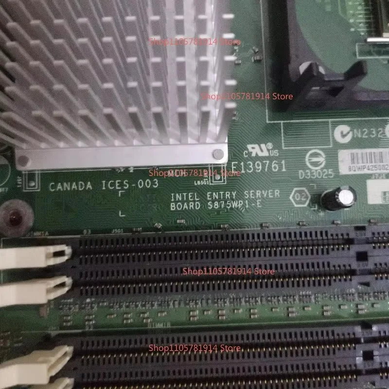 For S875WP1-E Main Board 478 Pin 865 Integrated Dual Network Interface Card