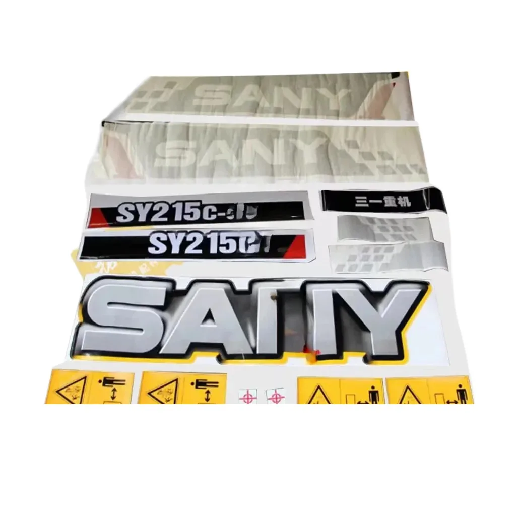 For Whole Car Sticker Heavy Industry Parts Sany Excavator Body Decal Accessories For Sany Sy215c/9