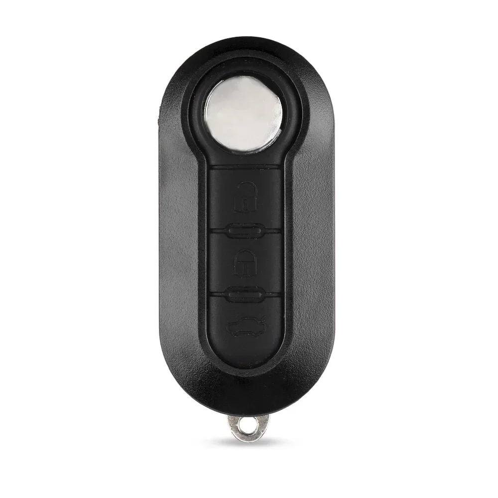 KEYYOU 3-Tasten-modifizierter Funkschlüssel für Fiat 500 Panda Punto Bravo Stilo Ducato Citroen Jumper Peugeot Boxer SIP22 Klappschlüssel