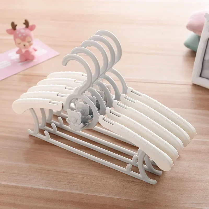 5/10/20pcs Baby Hangers Kids Room Drying Racks Non-slip Children Storage Hangers For Clothes Rack Closet Organizer for clothes