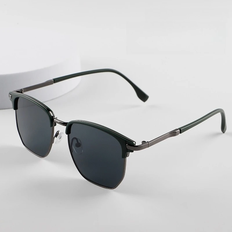 2PCS Retro Punk Eye Glasses Unisex Clear Square Sunglasses Fashion Korean Style Fashion Small Square Sunglasses