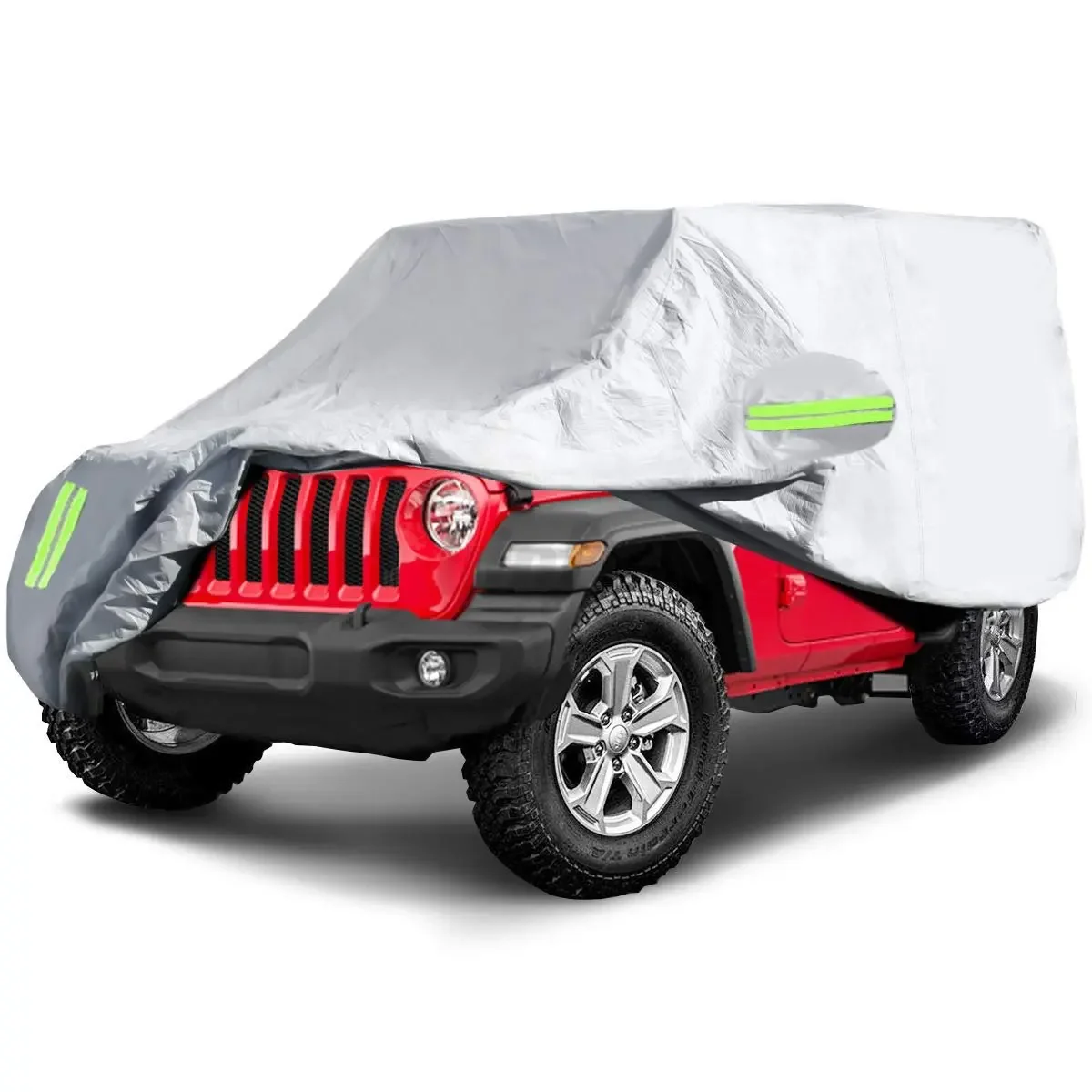 Outdoor Waterdichte 190T Auto Cover Voor Jeep Wrangler JK JL YJ 1987-2019 2/4 Deur Auto Cover winddicht Stofdicht UV Bescherming