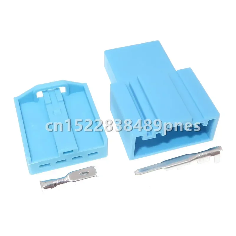 4 Pole Automobile Speaker Socket Auto Audio Wiring Harness Plug Blue Colour Connector For BMW
