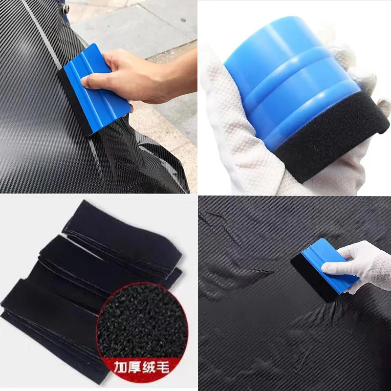 Car Film Wrap Tools Kit Squeegee Set Vinyl Scraper Cutter for Vehicle Window Tint Wrapping Tools Vinyl Spatula Car Accessories