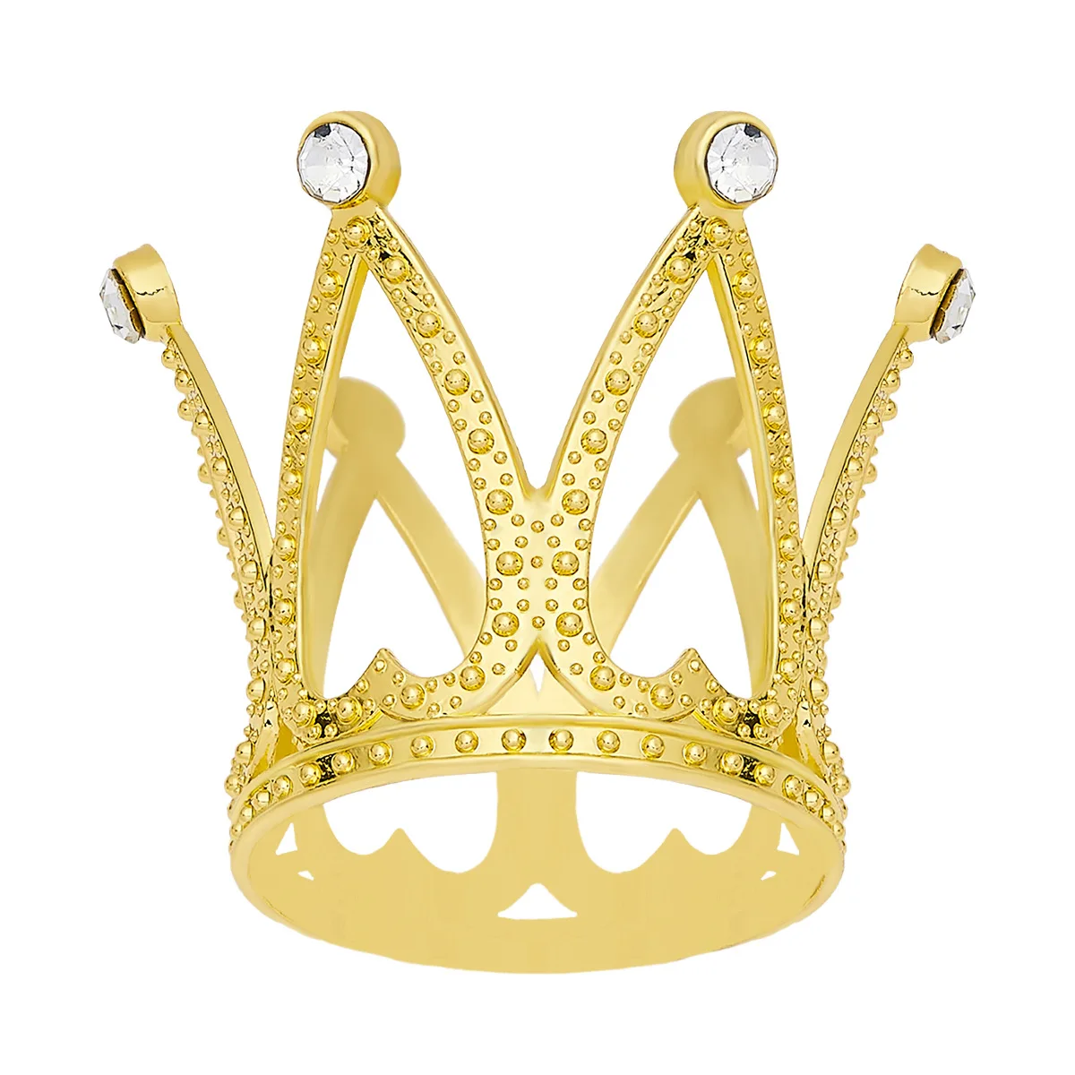 Mini Krone Kuchen Topper Kristall Kopfschmuck Tiara Strass Krone Kuchen Dekoration für Hochzeit Geburtstag Baby Shower Party Gefälligkeiten – Detail 9