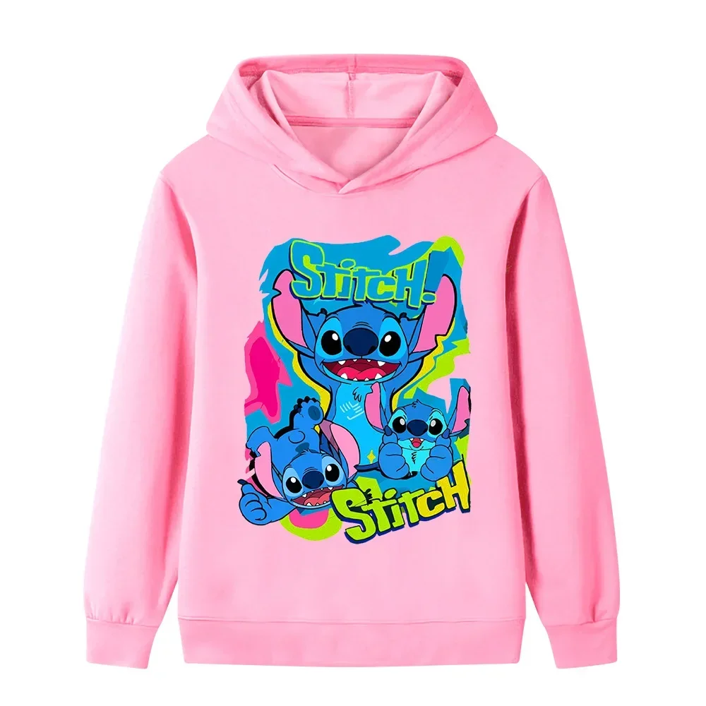 جديد أزياء الأطفال الدافئة الخريف والشتاء في الهواء الطلق عارضة قمم ديزني غرزة الكتابة على الجدران طباعة الفتيان والفتيات مقنعين البلوز