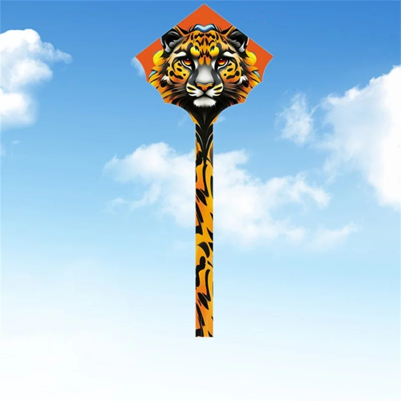 free shipping lion kite flying  kite nyion fabic  tiger kites factory professional sport kite large foil kite beach kite koi