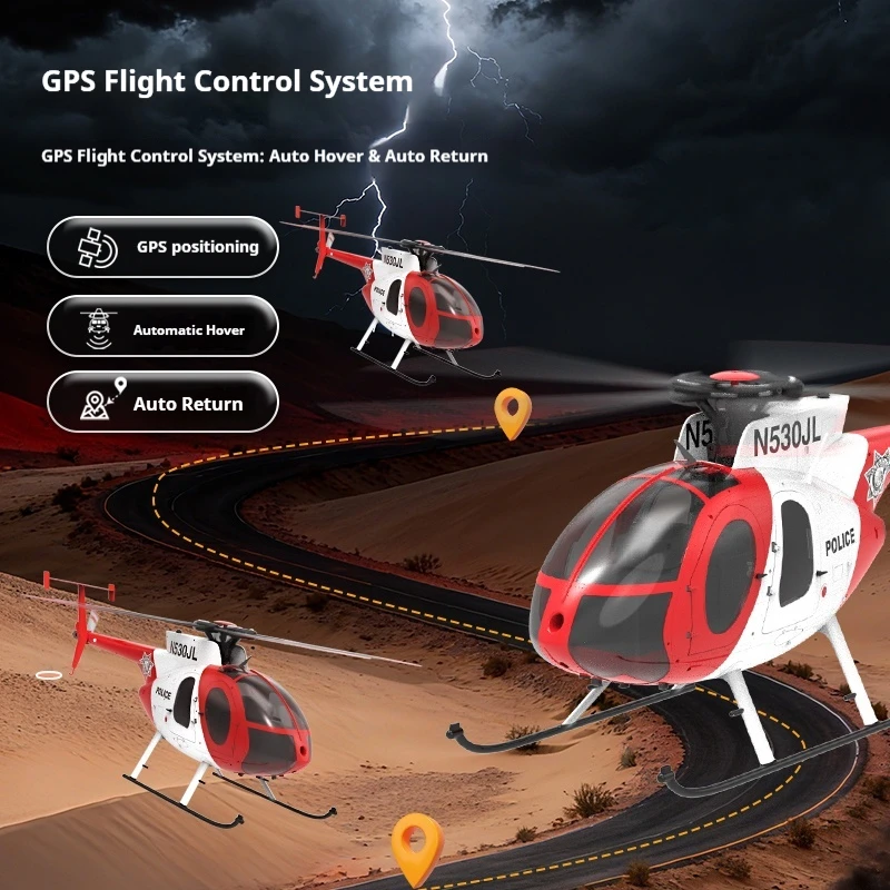 Simulation of bird high image of remote-controlled helicopter Six-way GPS intelligent fighter model Yuxiang F119S toy