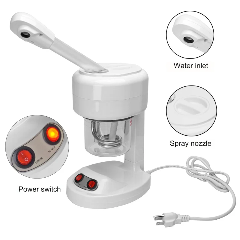 Portable Facial Steamer Nano Ionic with 360 Degree Rotatable Sprayer Mini Facial Steamer