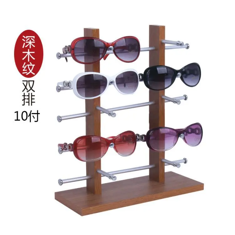 5 Colors Glasses Display Rack Display Holder 10 Vice Shape Display Stand Sun Glasses Display Holder Rack/Shelf