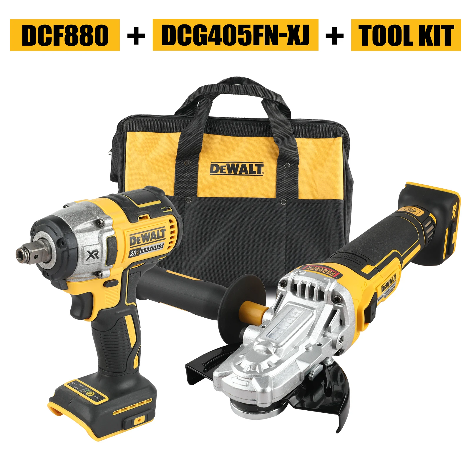 

DeWalt lithium battery brushless DeWalt 880, Dcf405fn Drill with Tool Kit Combination kit ﻿No battery