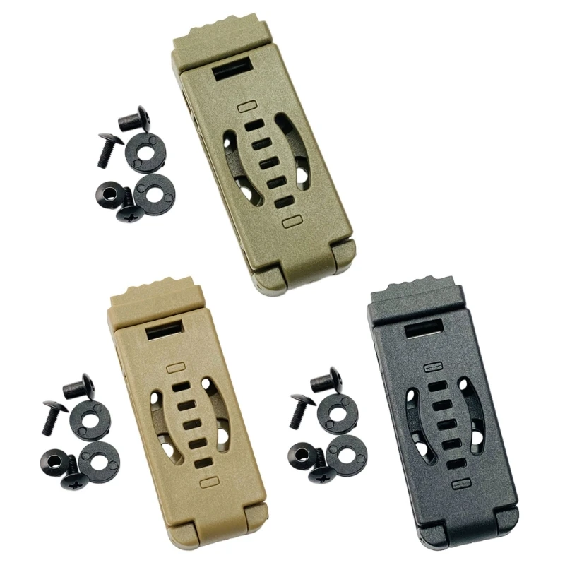 Quick Open Waist Clip Tactically Back Clip Carrying K Sheath Clip Universal Utility Belt Clip for Pouches Sheath Tools