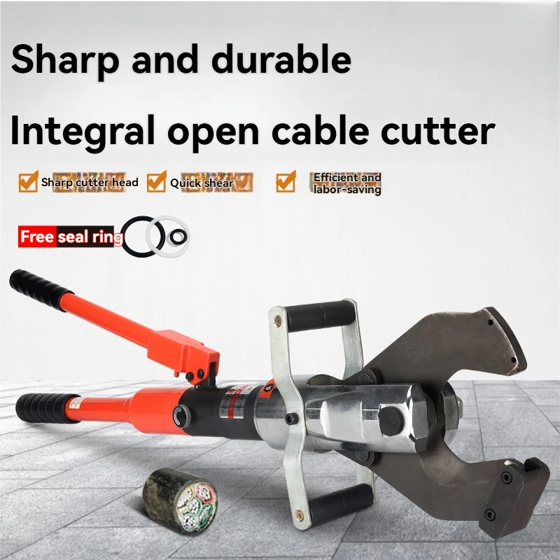 أداة قطع الكابلات الهيدروليكية المتكاملة RZ-75C للكابل المدرع المصنوع من الألومنيوم والنحاس، والكابلات الضوئية، وأداة قطع الكابلات 3X300