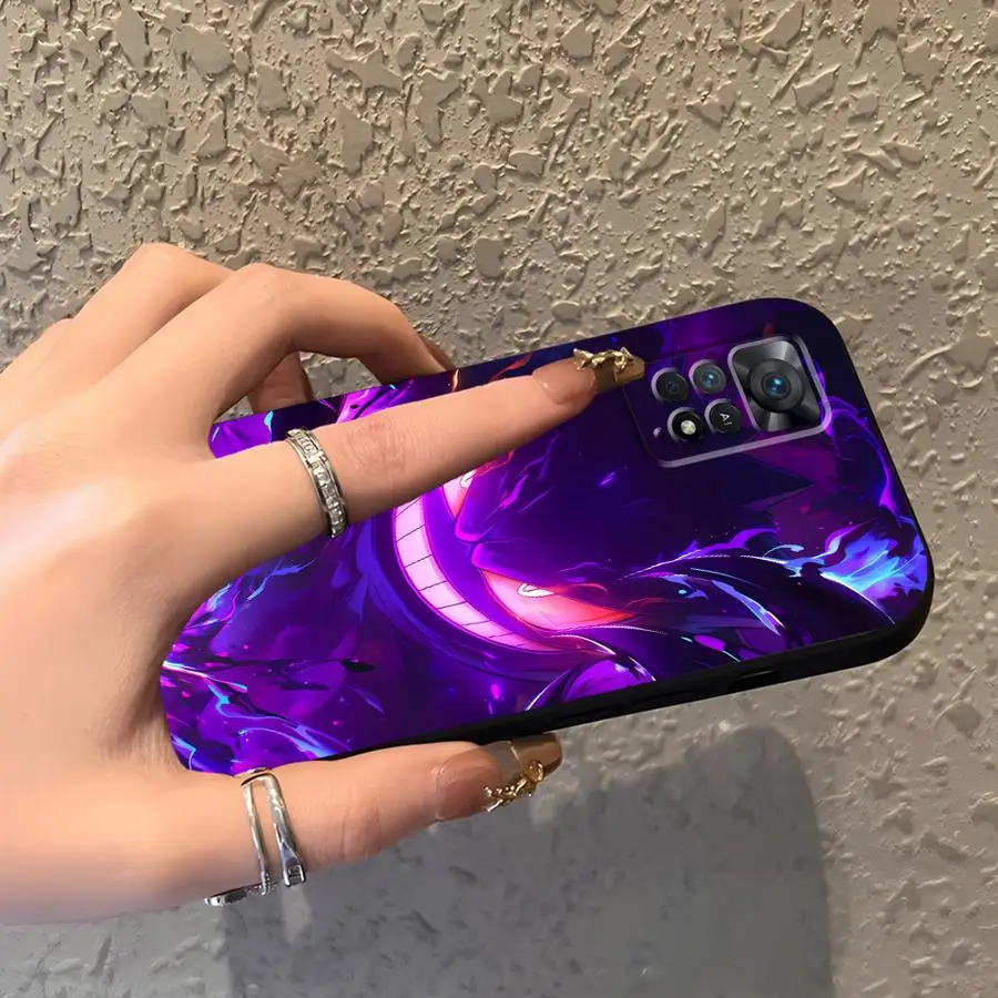 P-PokemonS GengarS Eevee Case for Xiaomi Redmi Note 15 Pro Plus A7 12 K40 11 A5 A1 A2 A3 Note 14 13 A15 K60 15A Phone Cover - view 5