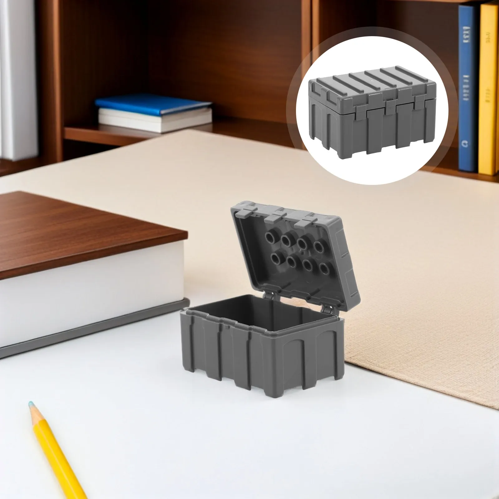 

Набор из 20 реалистичных контейнеров-блоков для диорам, грузовых контейнеров, соединяющихся для хранения, для миниатюр