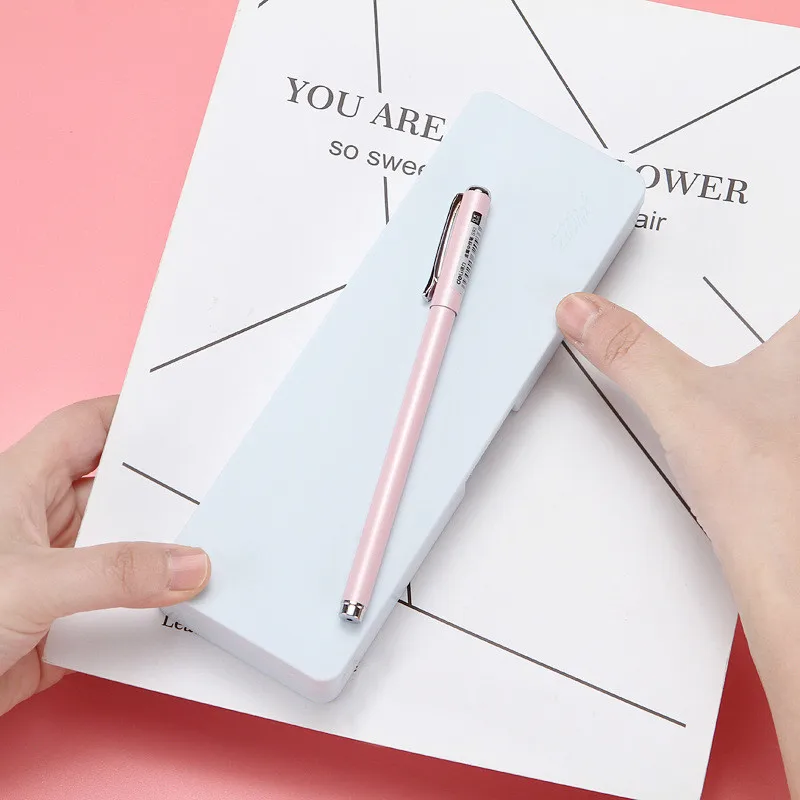 Caixa de lápis leve e armazenamento de material de estudante de grande capacidade