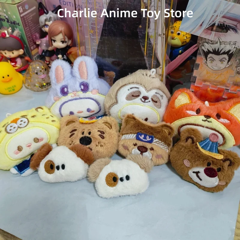 

New Animal Plush Toy Cartoon Kitten Little Bear Puppy Plush Brooch Backpack Clothing Decoration Children's Gift