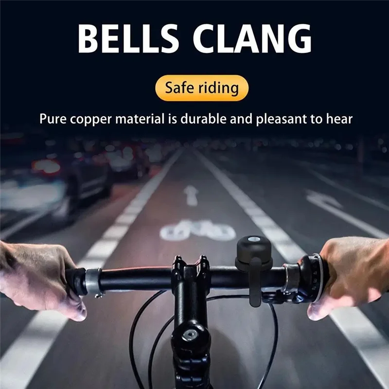 

Bicycle Bell With Locator For Air Tag Bicycle Bell Anti Lost Device Anti Theft 260Mah Multifunction Portable Locator-A14Z