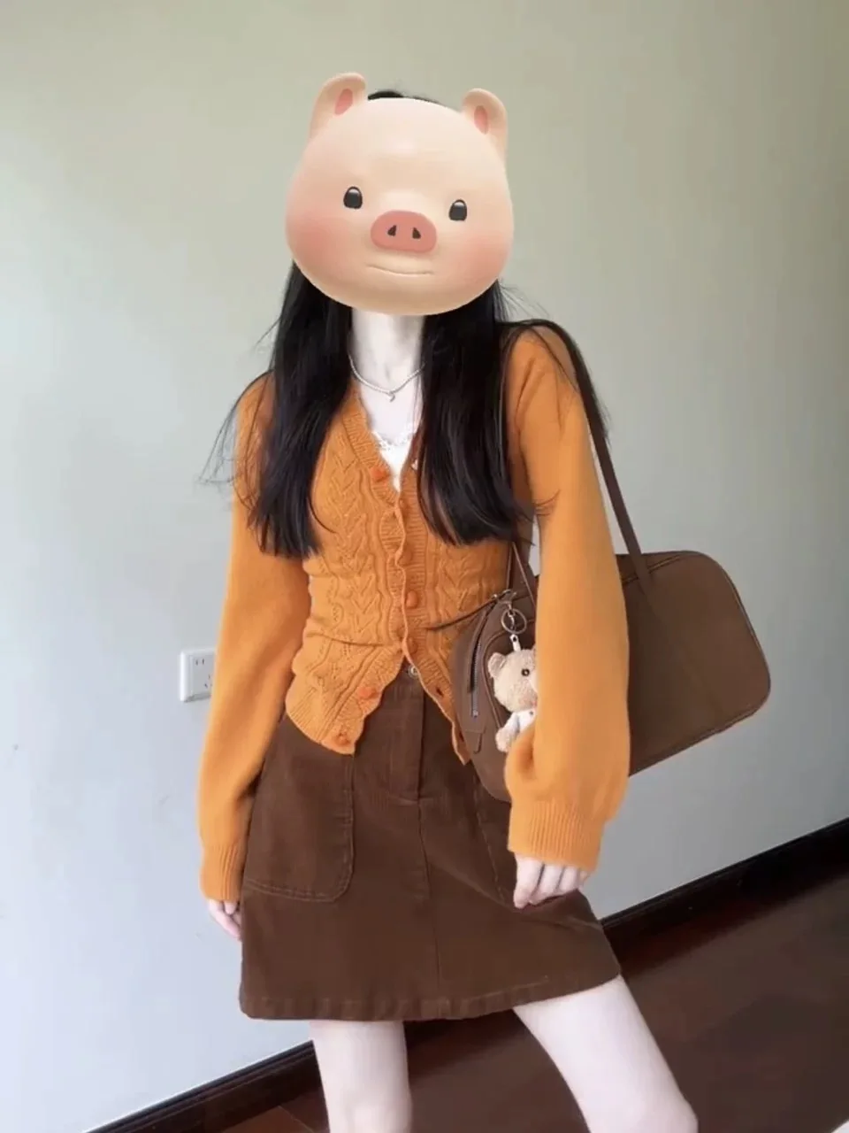 

Cardigans Eith Fringes Sweaters Womens Autumn Classical Collared Splicing Half-Collar Crocheted Fine Row High-Grade Material Hem