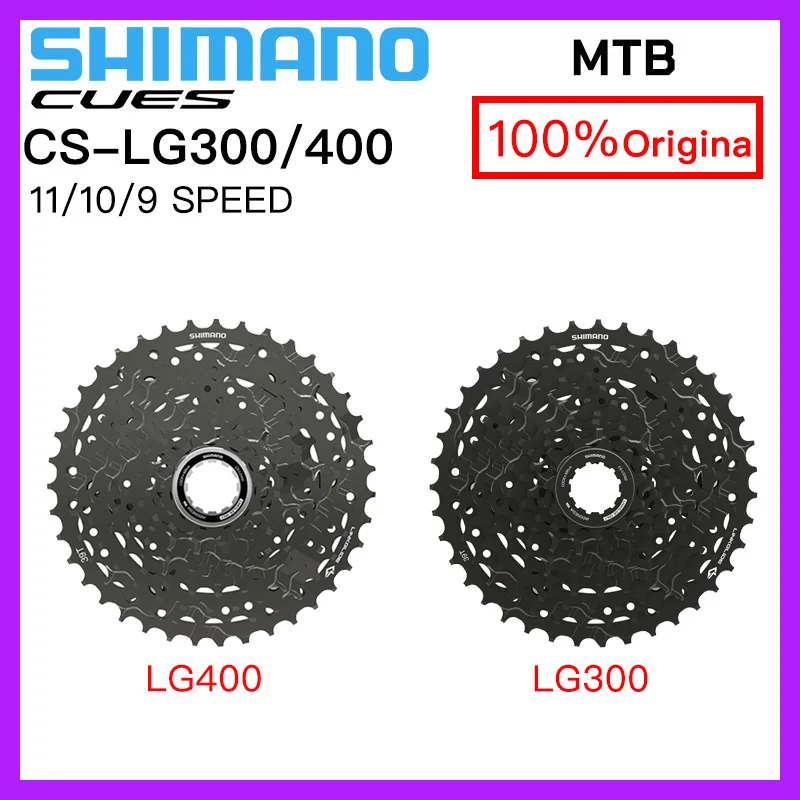 

SHIMANO CUES 11/10/9 SPEED LG300 LG400 MTB BICYCLE CASSETTE FREEWHEEL 9 10 11 SPEED 9V 10V 11V MOUNTAIN BIKE ACCESSORIES K7