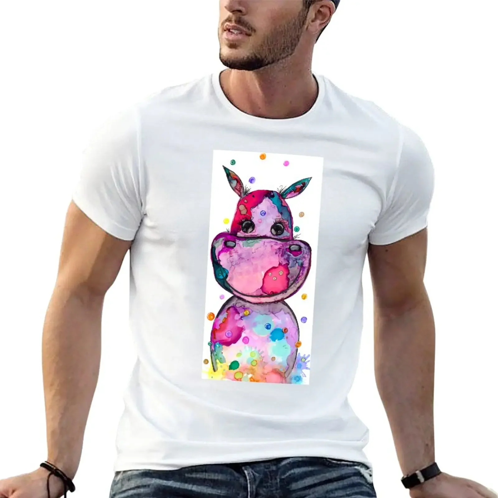 Penelope T-Shirt boys whites summer top mens workout shirts