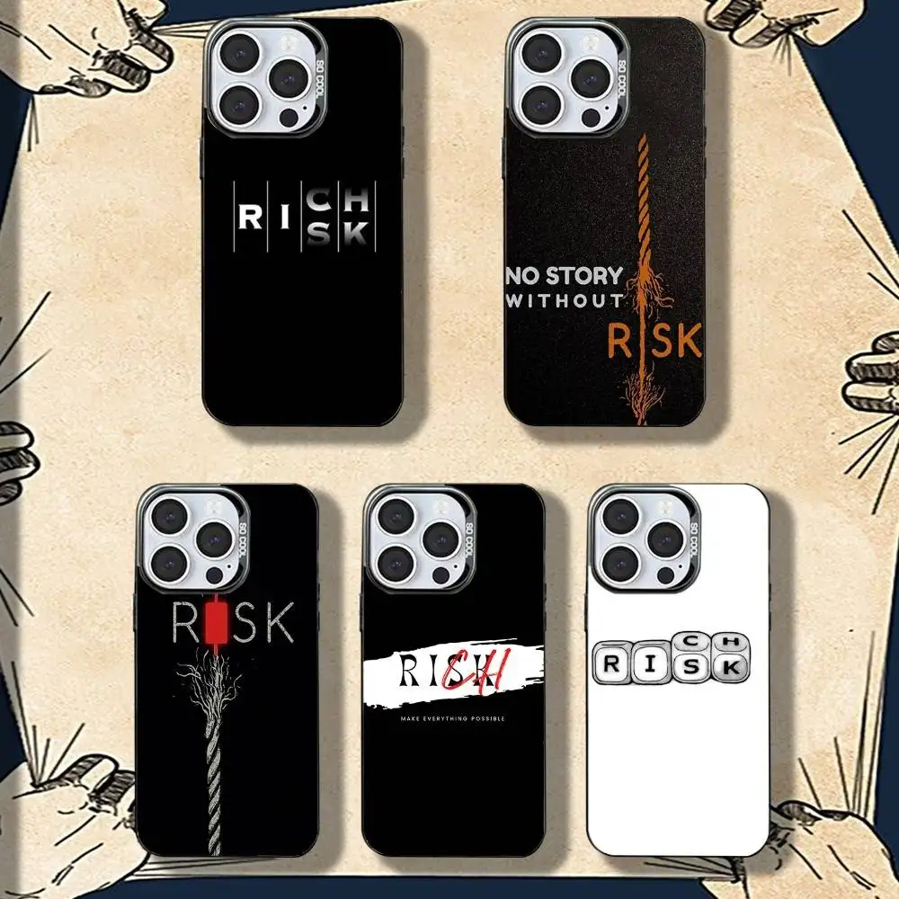 

Trader T-Trading RISK RICHS Phone Case For iPhone 16,15,14,13,12,11,8,7,Pro,Max,Plus,Mini,XS,SE Shockproof Matte Cover