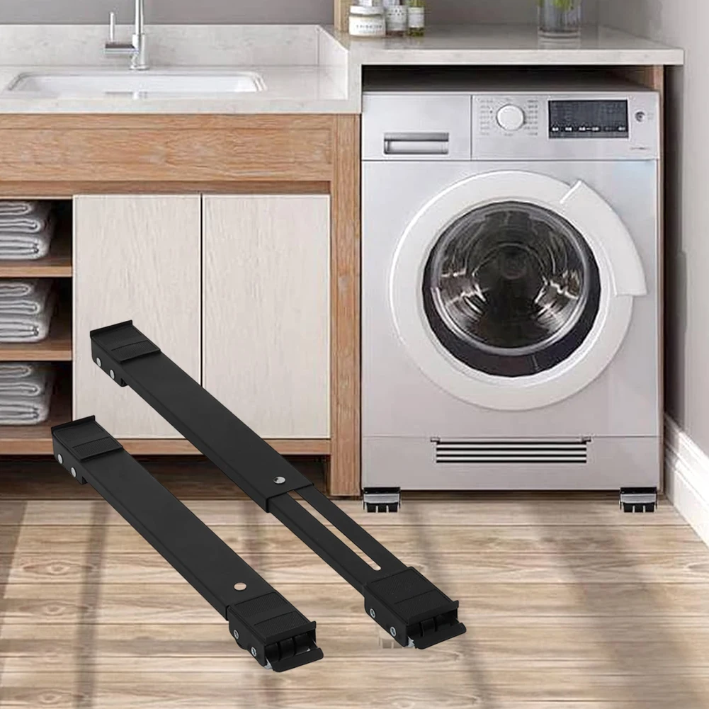 

24 Wheel Washing Machine Base Holder Heavy Duty Furniture Moving Tool Multifunctional Mobile Roller Bracket for Kitchen Bathroom