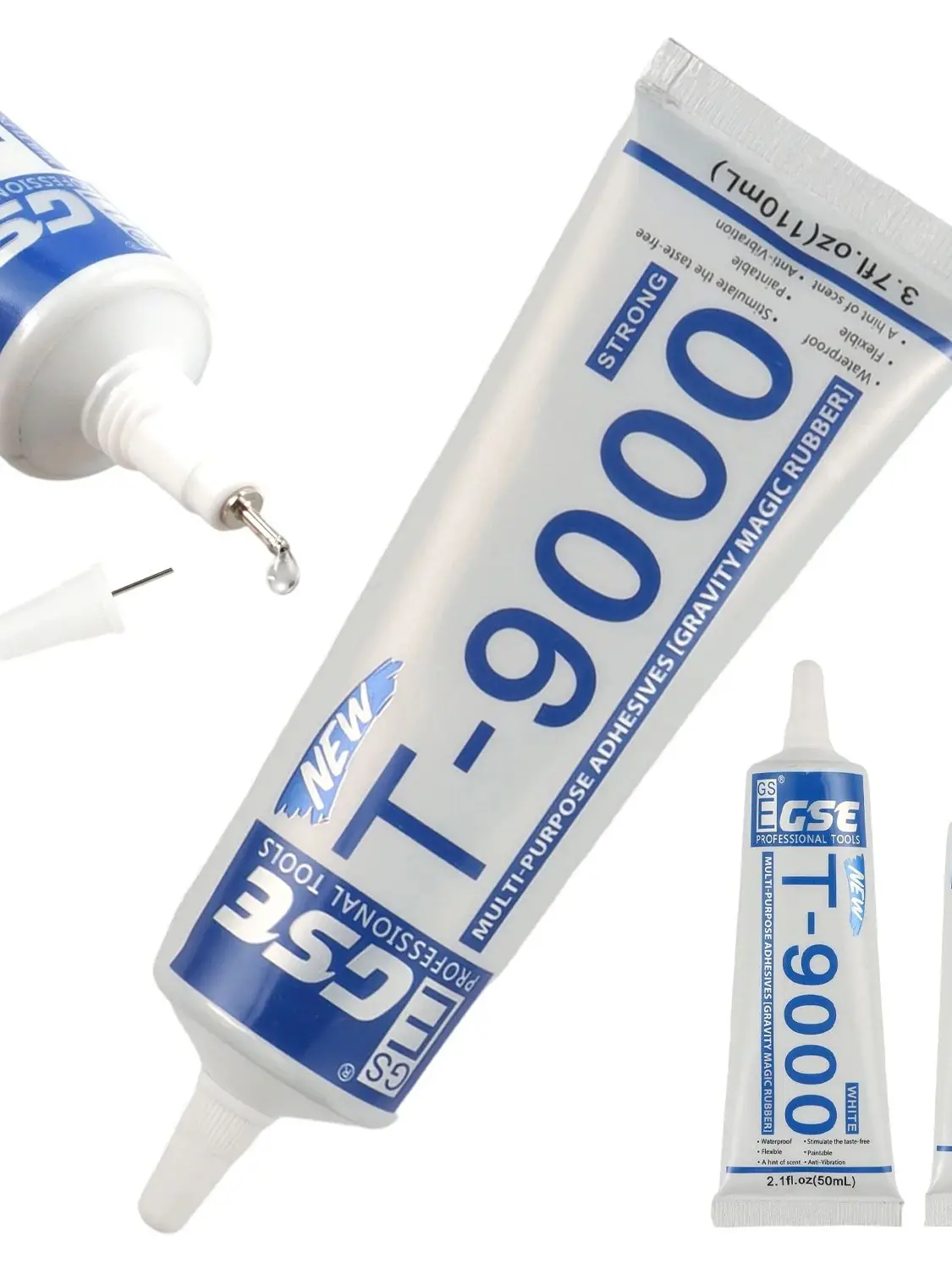 Adhésif transparent T8000/T9000, adhésif pour bijoux à bricoler soi-même, adhésif pour bijoux artisanaux, production de bijoux