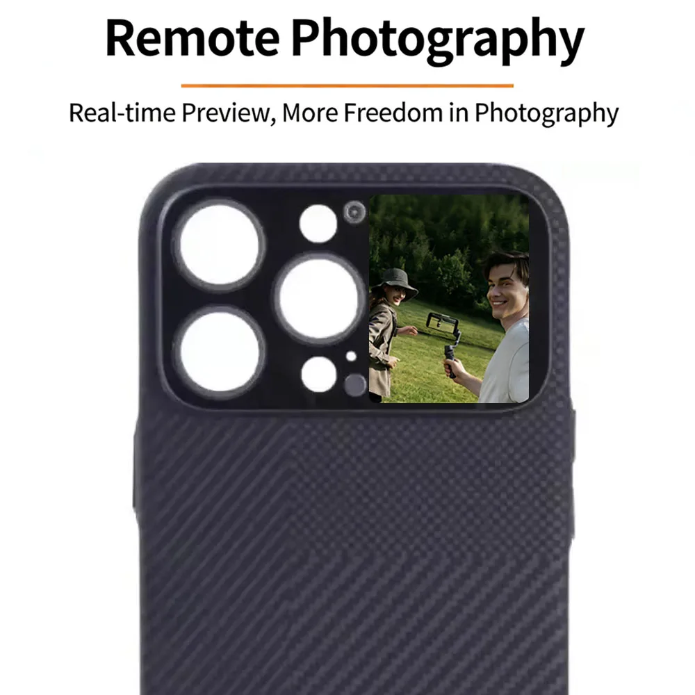 Multifunctional Bluetooth Smart Phone Case for iPhone 14-17 Pro Max