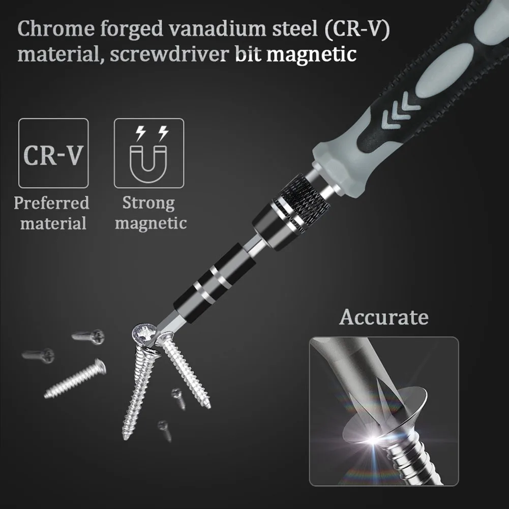 

Набор отверток с магнитными отвертками, инструмент для ремонта часов, планшета, телефона
