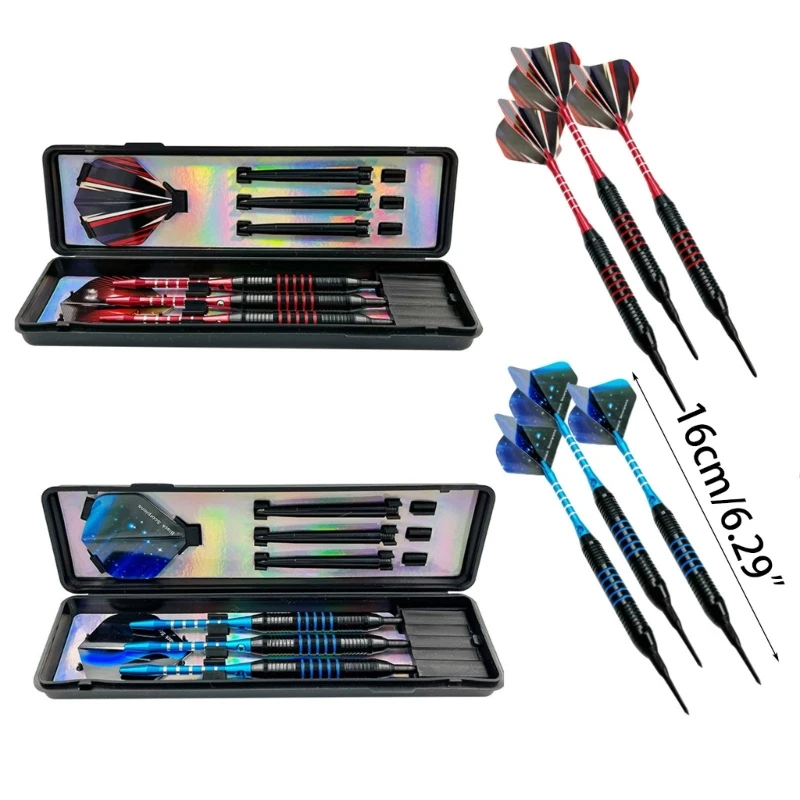 1 Set Soft Tip Darts Set Soft Electronic Darts Needle Set with Carrying Case TOP quality