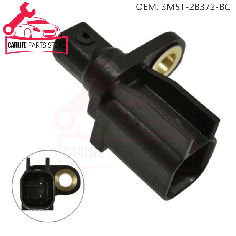 3M5T-2B372-BC 3M5T2B372BB Rear Left Right ABS Wheel Speed Sensor for Ford CMax Focus Kuga Mondeo Volvo C30 C70 S40 V50 Mazda 3 5