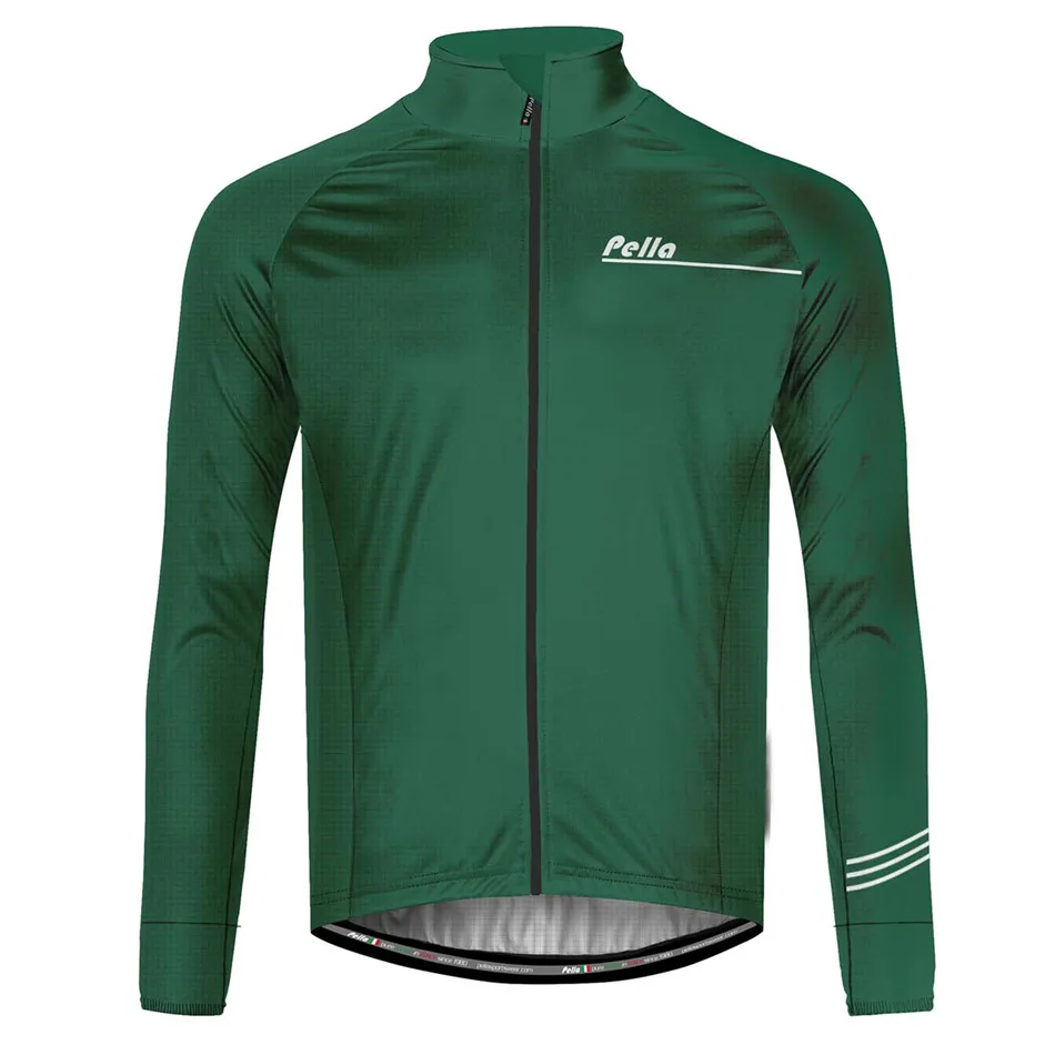 Korea Pella Windproof Jacket Men Cycling Vest Bicycle Long Sleeves Lightweight Windbreaker Maillot MTB Bike Suit Ropa Ciclismo