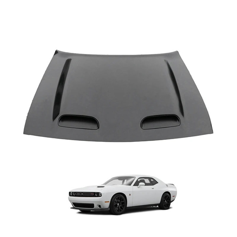 

2015 Hellcat Style Aluminum Engine Hood Car Auto Accessories For Dodge Challenger 2015-2023